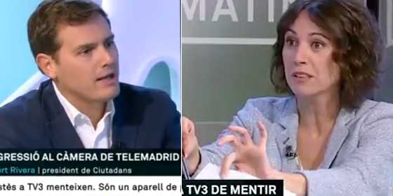 Albert Rivera, essent entrevistat per Lídia Heredia, al programa Els Matins de TV3, aquesta setmana.